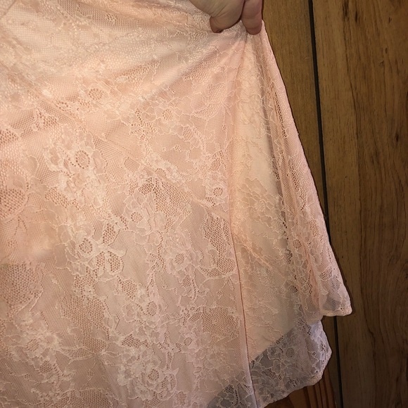 Torrid peach lace off shoulder dress - Picture 5 of 5